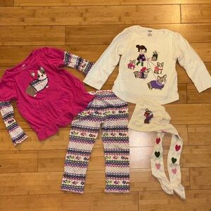 Gymboree Corgi puppy print from “Falling for Feathers” clothing line-sz. 2T-3T